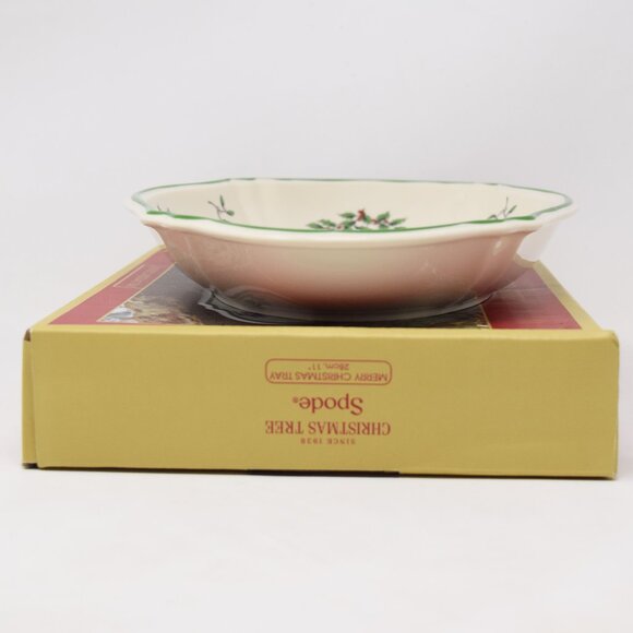 Spode Christmas Tree Merry Christmas Serving Tray Plate Dish Bowl New Holiday - Picture 4 of 13